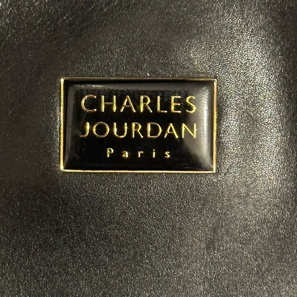 Charles Jourdan Black Leather Shoulder Bag - Picture 7 of 9